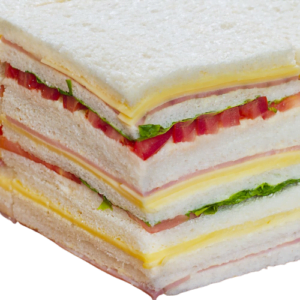 6 Triples Grandes: Jamón, Queso y Jamón